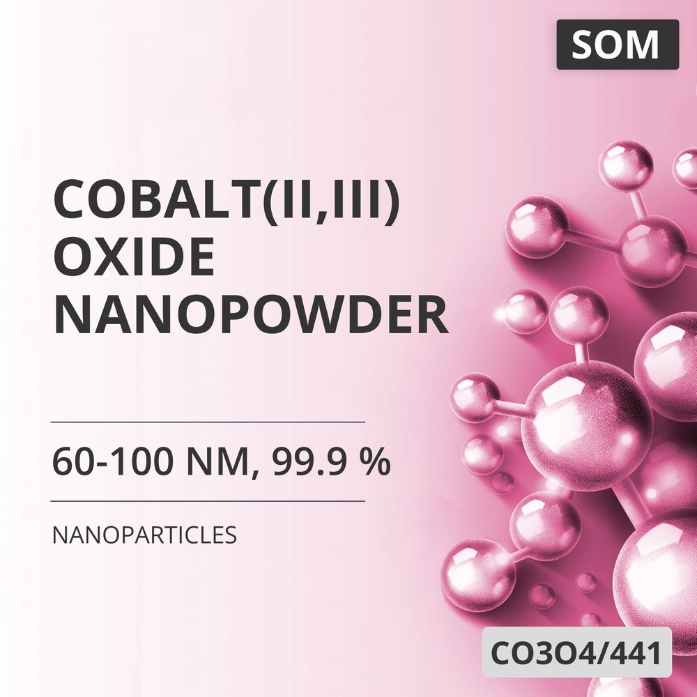 Cobalt(II,III) Oxide Nanopowder, 60-100 nm, 99.9 % (CO3O4/441)