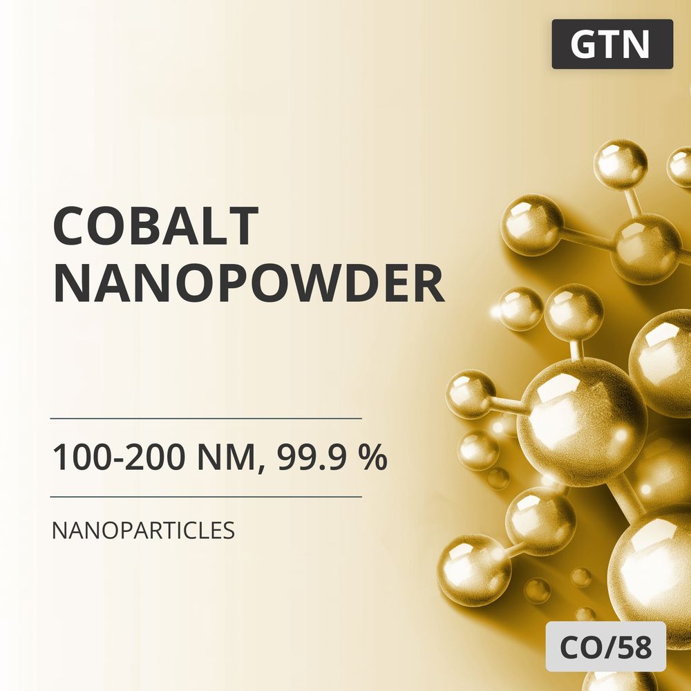 Cobalt Nanopowder, 100-200 nm, 99.9 % (CO/58)