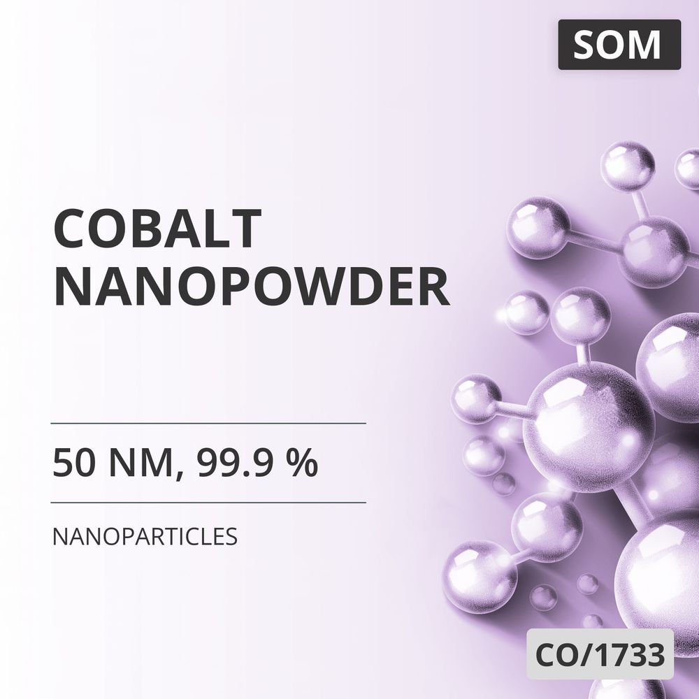 Cobalt Nanopowder, 50 nm, 99.9 % (CO/1733)