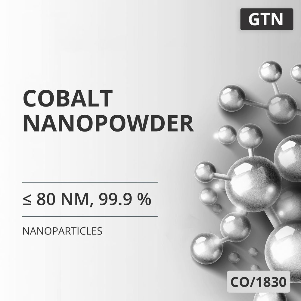 Cobalt Nanopowder, ≤ 80 nm, 99.9 % (CO/1830)