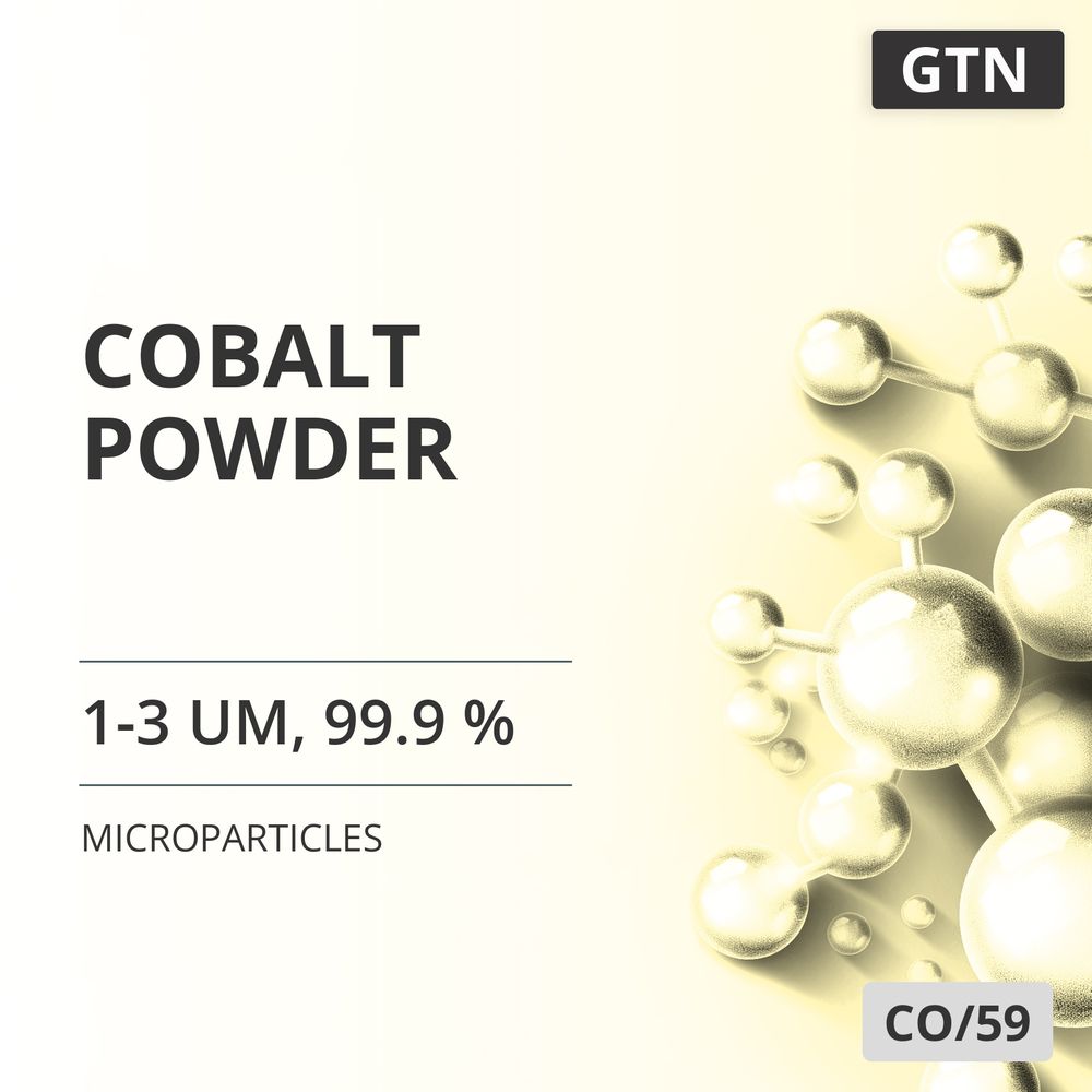Cobalt Powder, 1-3 um, 99.9 % (CO/59)