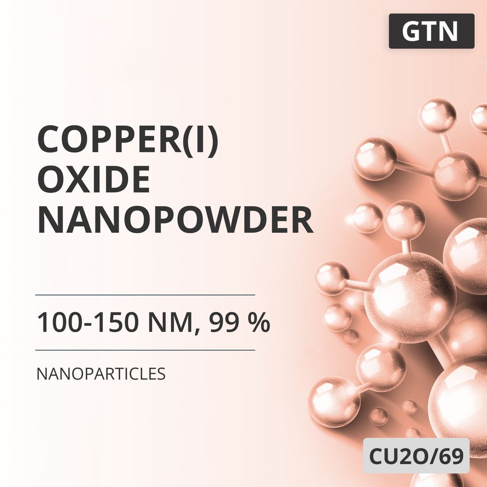 Copper(I) Oxide Nanopowder, 100-150 nm, 99 % (CU2O/69)