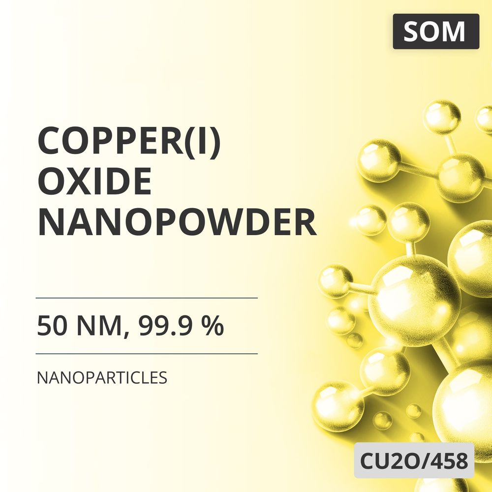 Copper(I) Oxide Nanopowder, 50 nm, 99.9 % (CU2O/458)