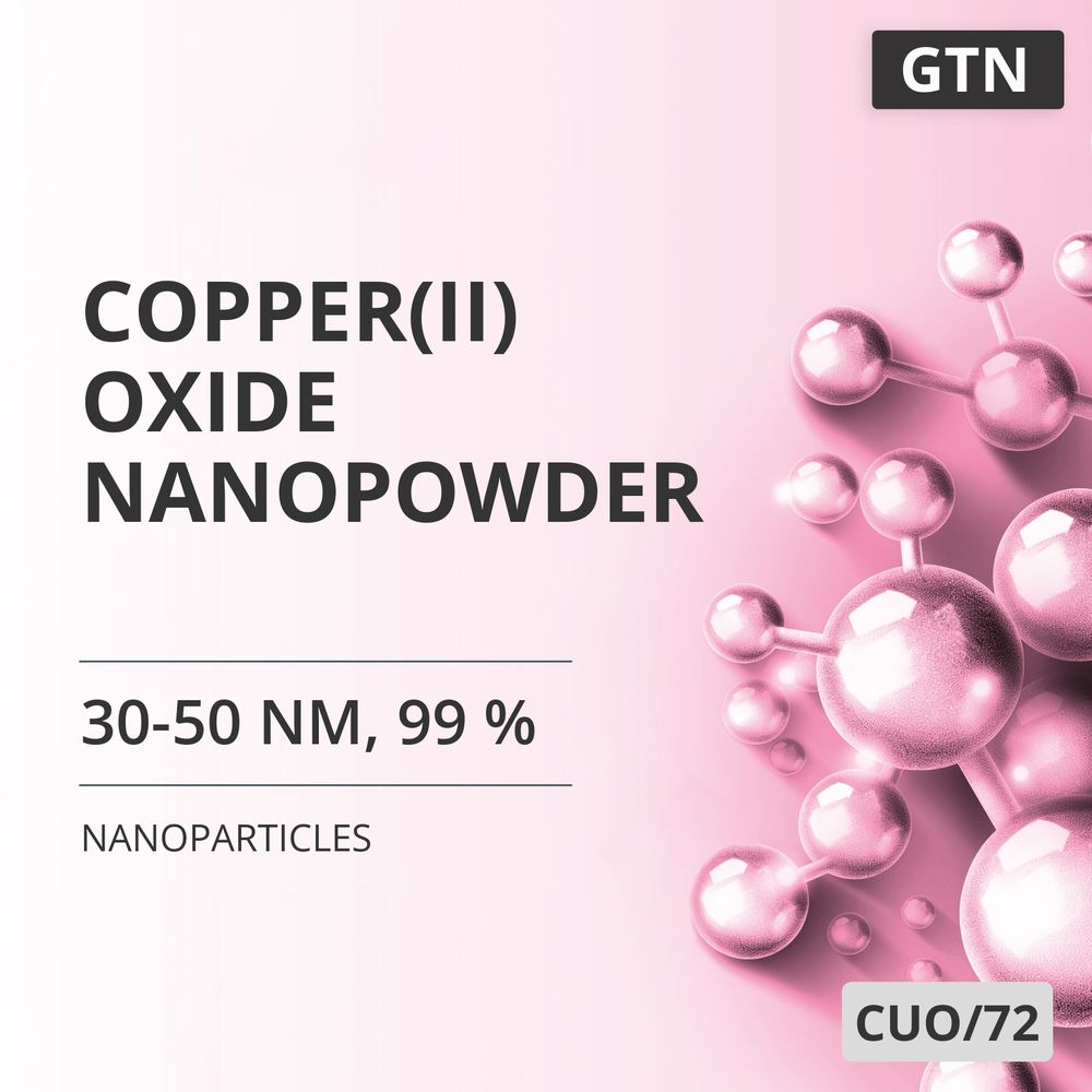 Copper(II) Oxide Nanopowder, 30-50 nm, 99 % (CUO/72)