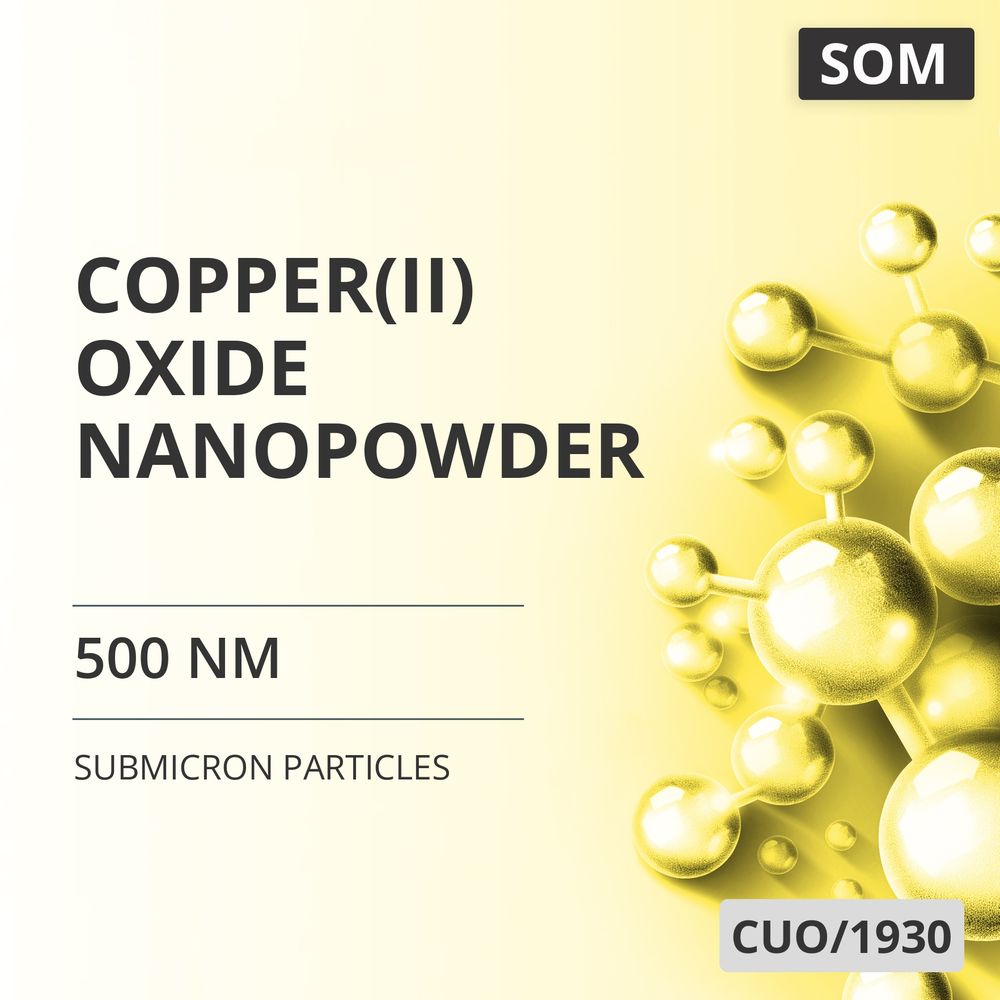 Copper(II) Oxide Nanopowder, 500 nm (CUO/1930)