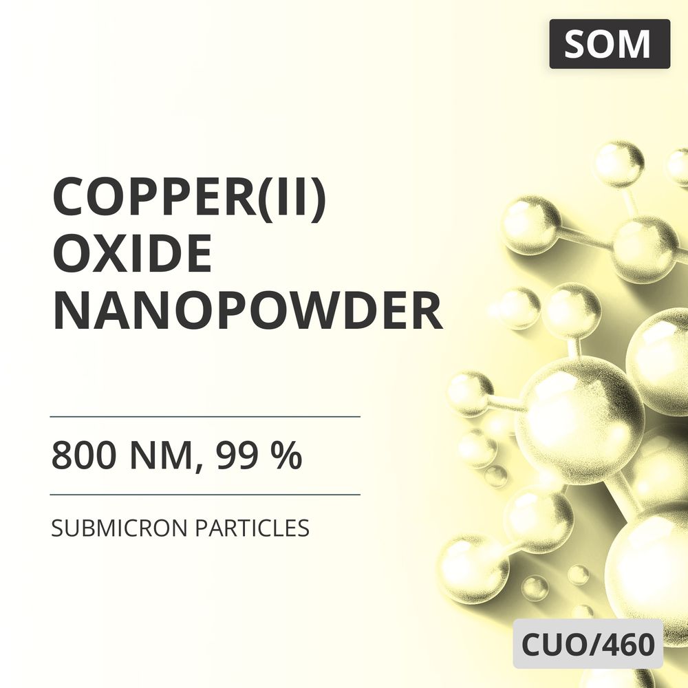 Copper(II) Oxide Nanopowder, 800 nm, 99 % (CUO/460)
