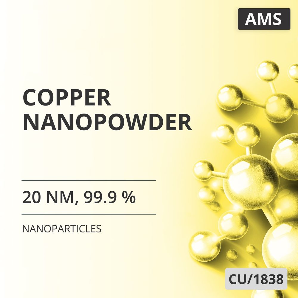 Copper Nanopowder, 20 nm, 99.9 % (CU/1838)