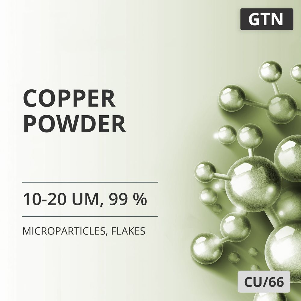 Copper Powder, 10-20 um, 99 %, Flakes (CU/66)