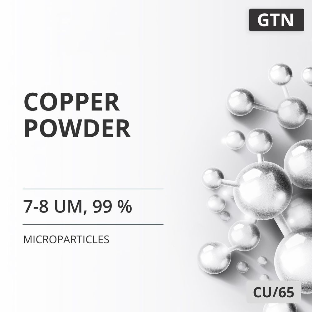 Copper Powder, 7-8 um, 99 % (CU/65)