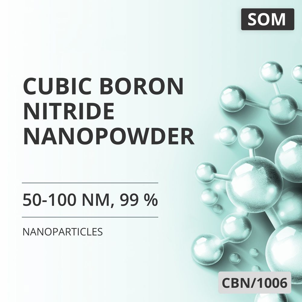 Cubic Boron Nitride Nanopowder, 50-100 nm, 99 % (CBN/1006)