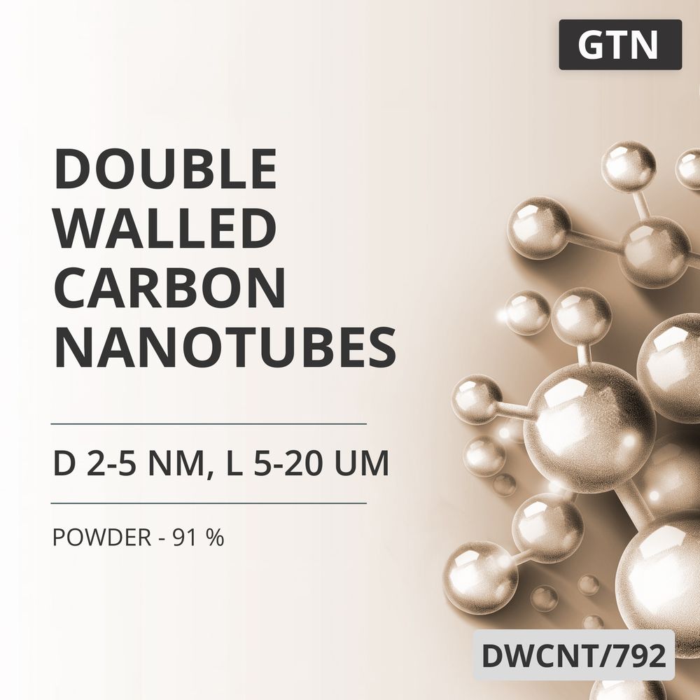 Double-Walled Carbon Nanotubes, D 2-5 nm, L 5-20 um, 91 % - 91 % (DWCNT/792)