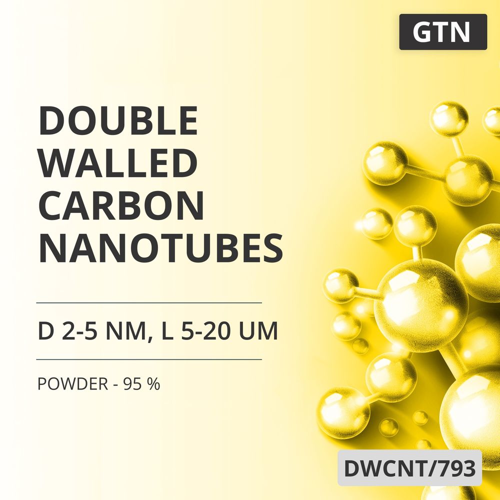 Double-Walled Carbon Nanotubes, D 2-5 nm, L 5-20 um, 95 % - 95 % (DWCNT/793)