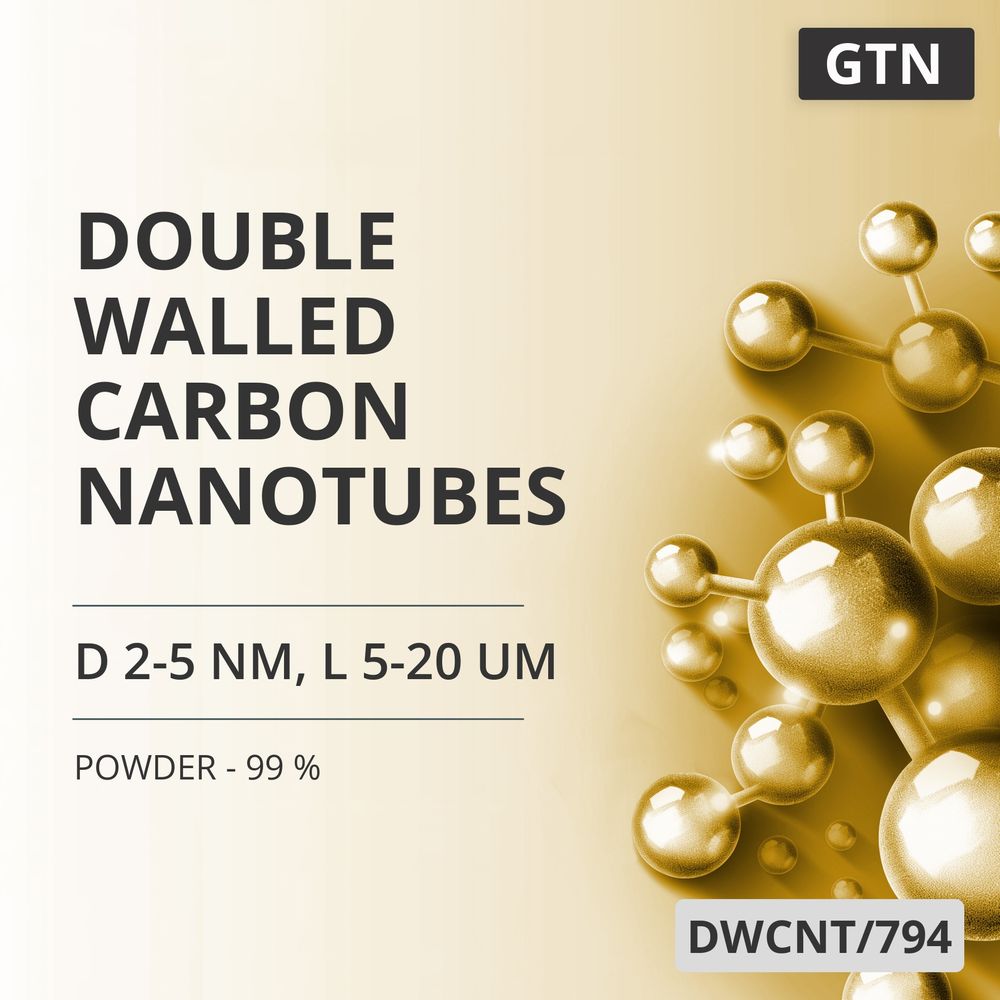 Double-Walled Carbon Nanotubes, D 2-5 nm, L 5-20 um, 99 % - 99 % (DWCNT/794)