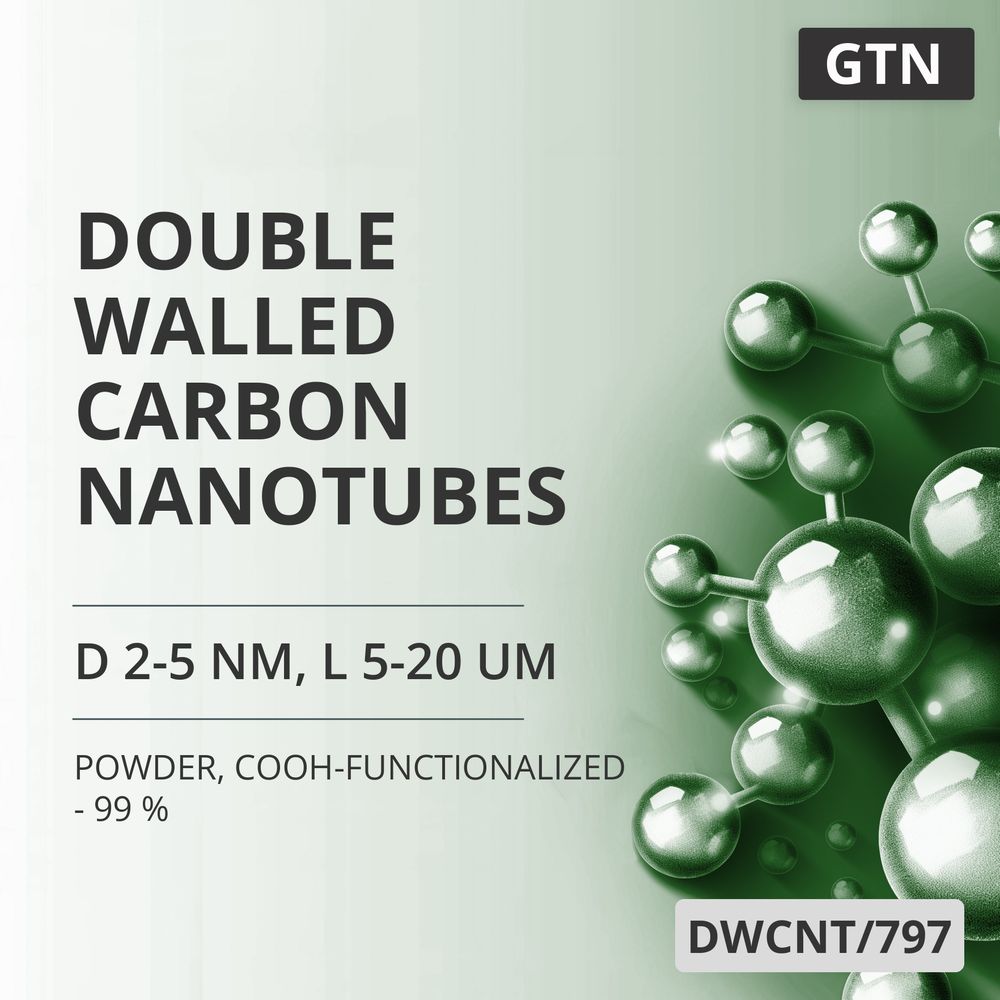 Double-Walled Carbon Nanotubes, D 2-5 nm, L 5-20 um, 99 %, COOH-Functionalized - 99 % (DWCNT/797)