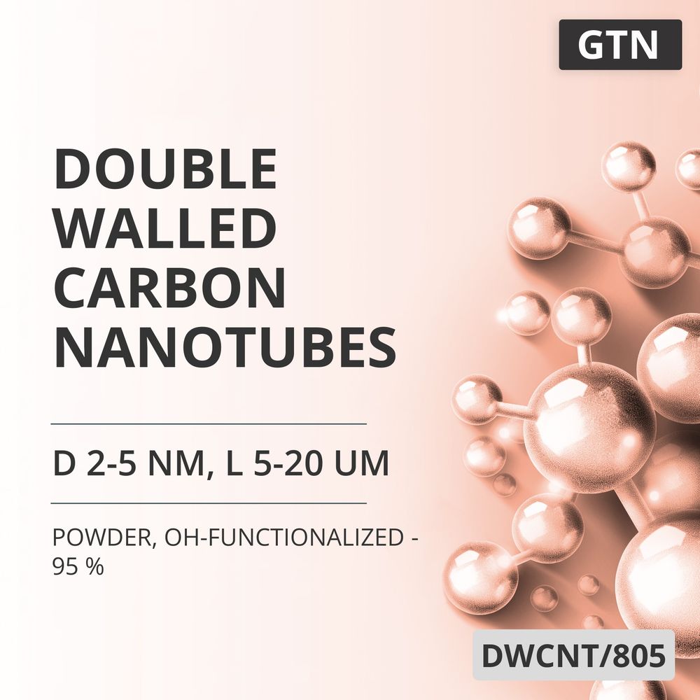 Double-Walled Carbon Nanotubes, D 2-5 nm, L 5-20 um, 95 %, OH-Functionalized - 95 % (DWCNT/805)
