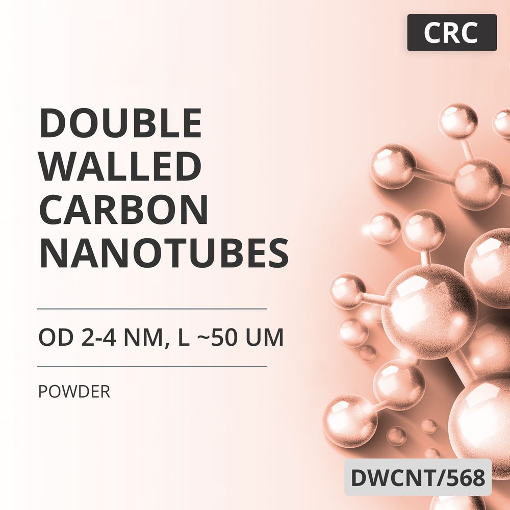 Double-Walled Carbon Nanotubes, OD 2-4 nm, L ~50 um, 60 wt% (DWCNT/568)