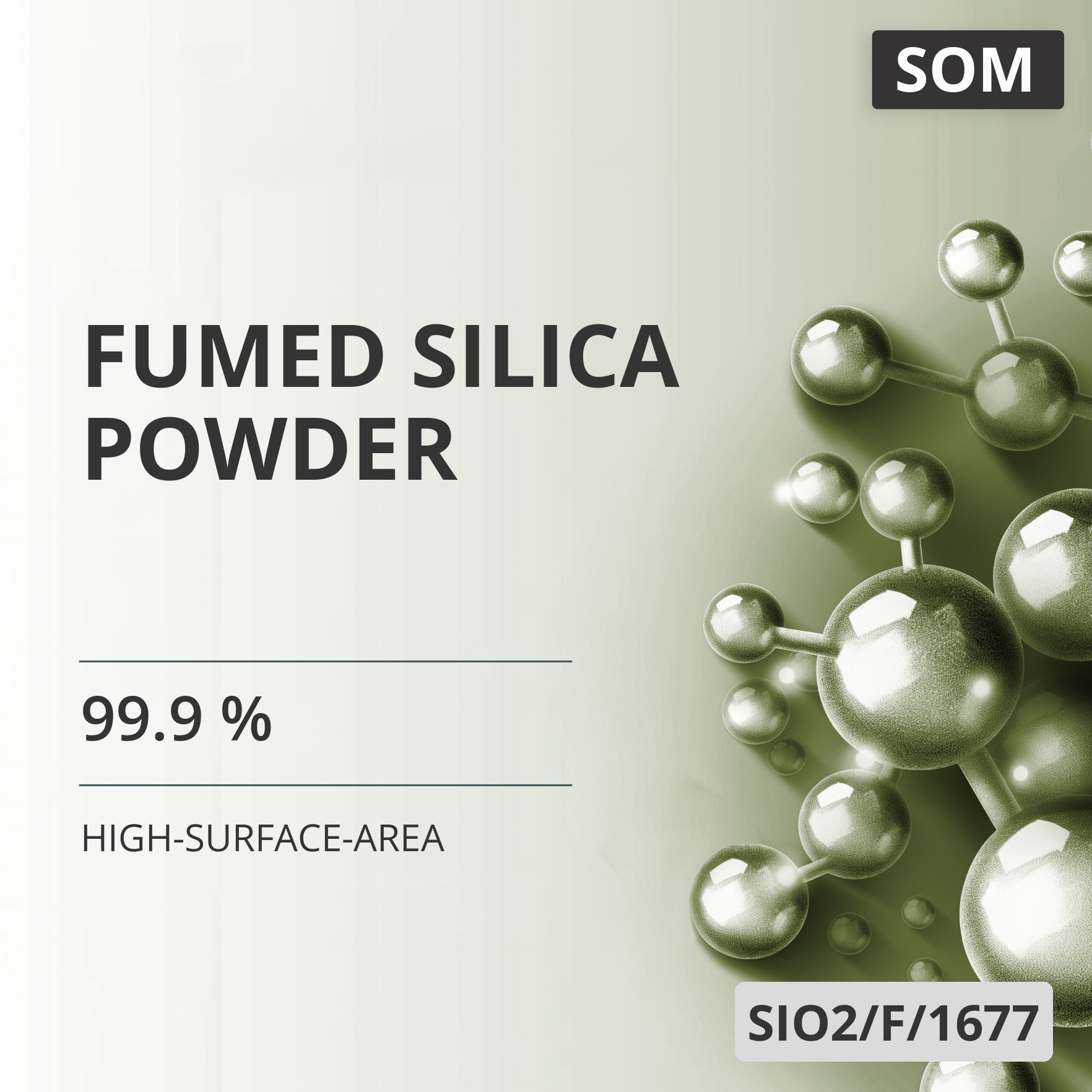 Fumed Silica Powder, 99.9 %, High-Surface-Area (SIO2/F/1677)