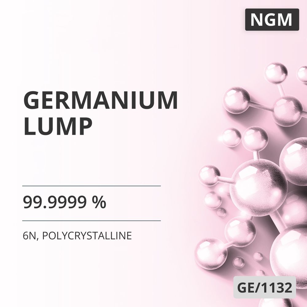 Germanium Lump, 99.9999 %, 6N, Polycrystalline (GE/1132)