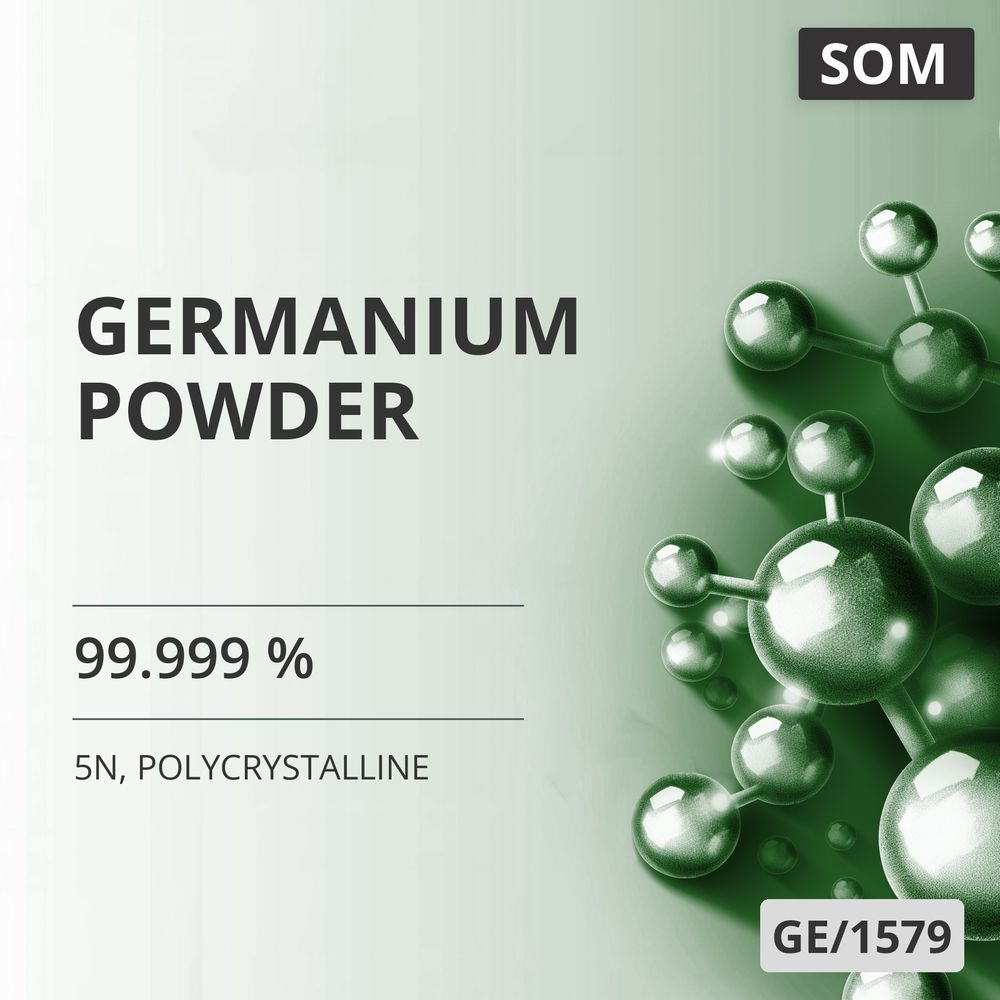 Germanium Powder, 99.999 %, 5N, Polycrystalline (GE/1579)