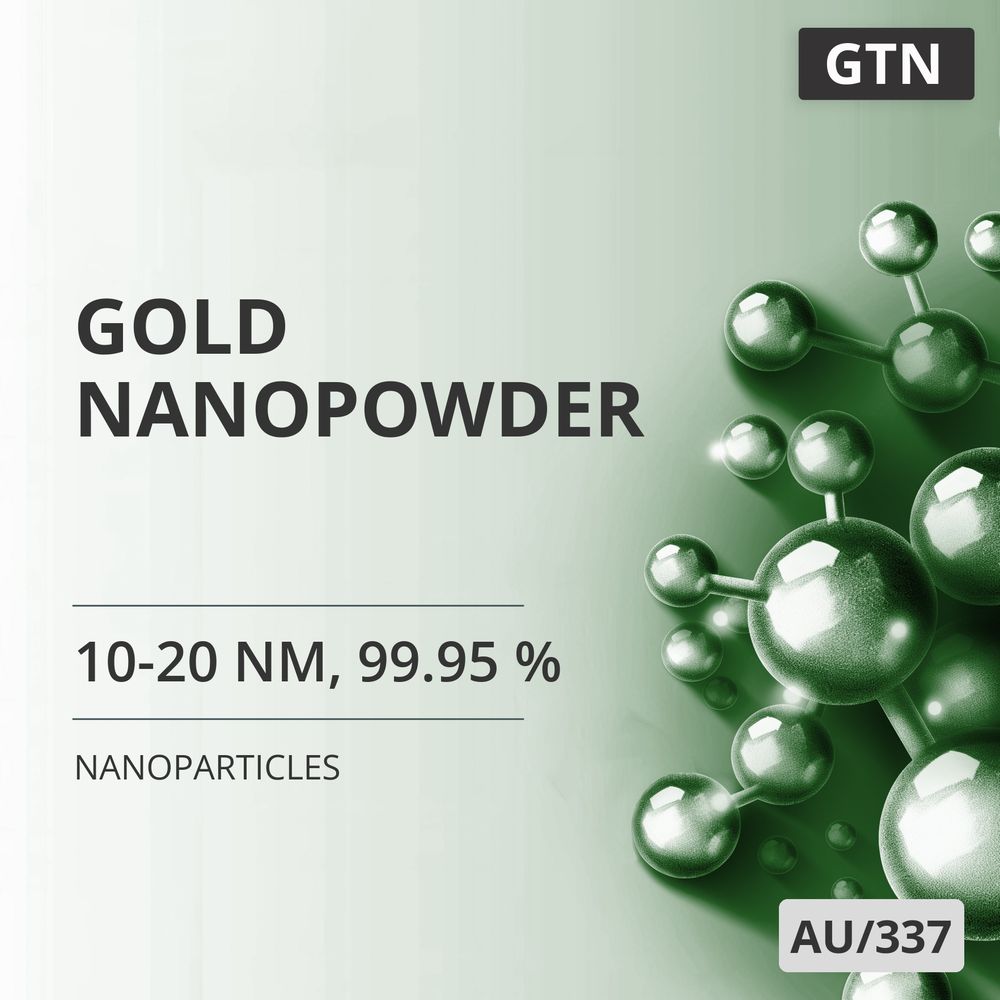 Gold Nanopowder, 10-20 nm, 99.95 % (AU/337)