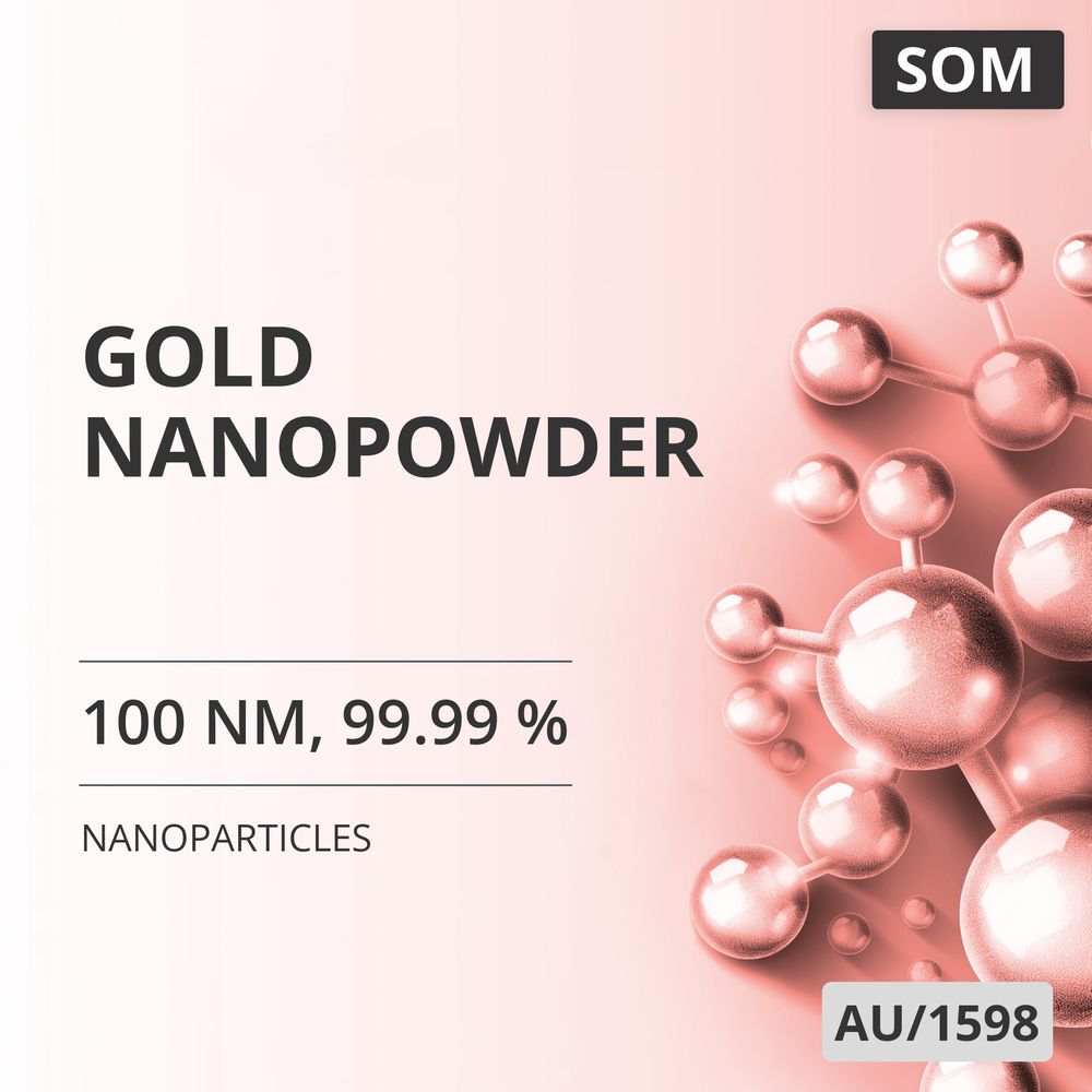 Gold Nanopowder, 100 nm, 99.99 % (AU/1598)