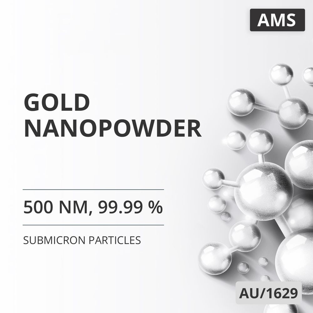 Gold Nanopowder, 500 nm, 99.99 % (AU/1629)
