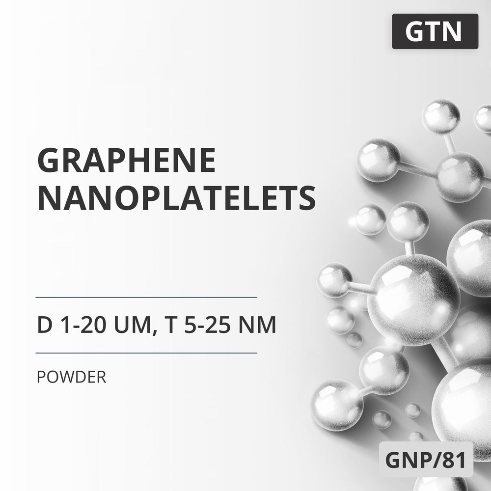 Graphene Nanoplatelets, D 1-20 um, T 5-25 nm, 99.5 % (GNP/81)