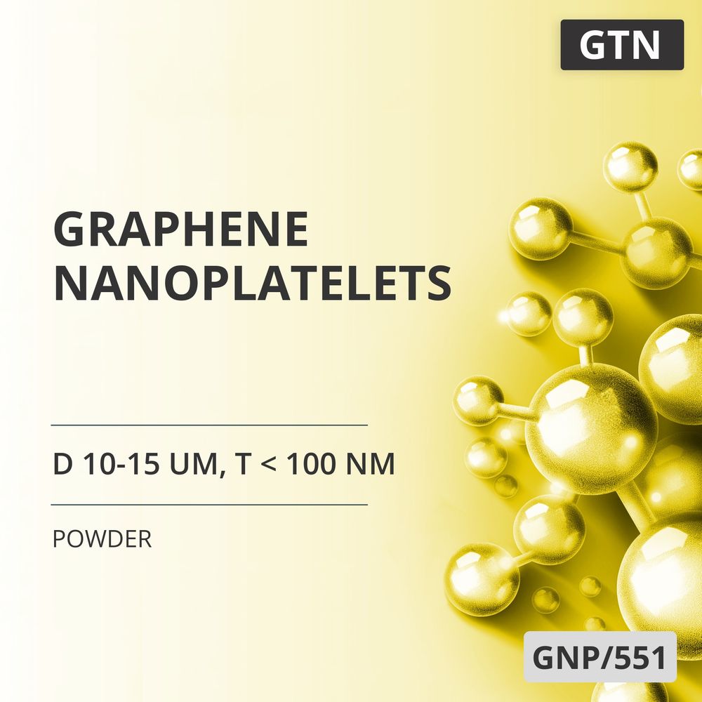 Graphene Nanoplatelets, D 10-15 um, T < 100 nm, 99 % (GNP/551)