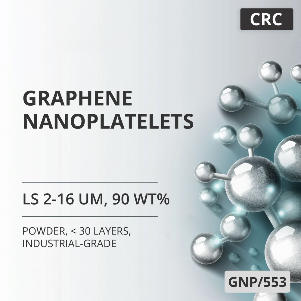 Graphene Nanoplatelets, LS 2-16 um, 90 wt%, < 30 Layers, Industrial-Grade (GNP/553)