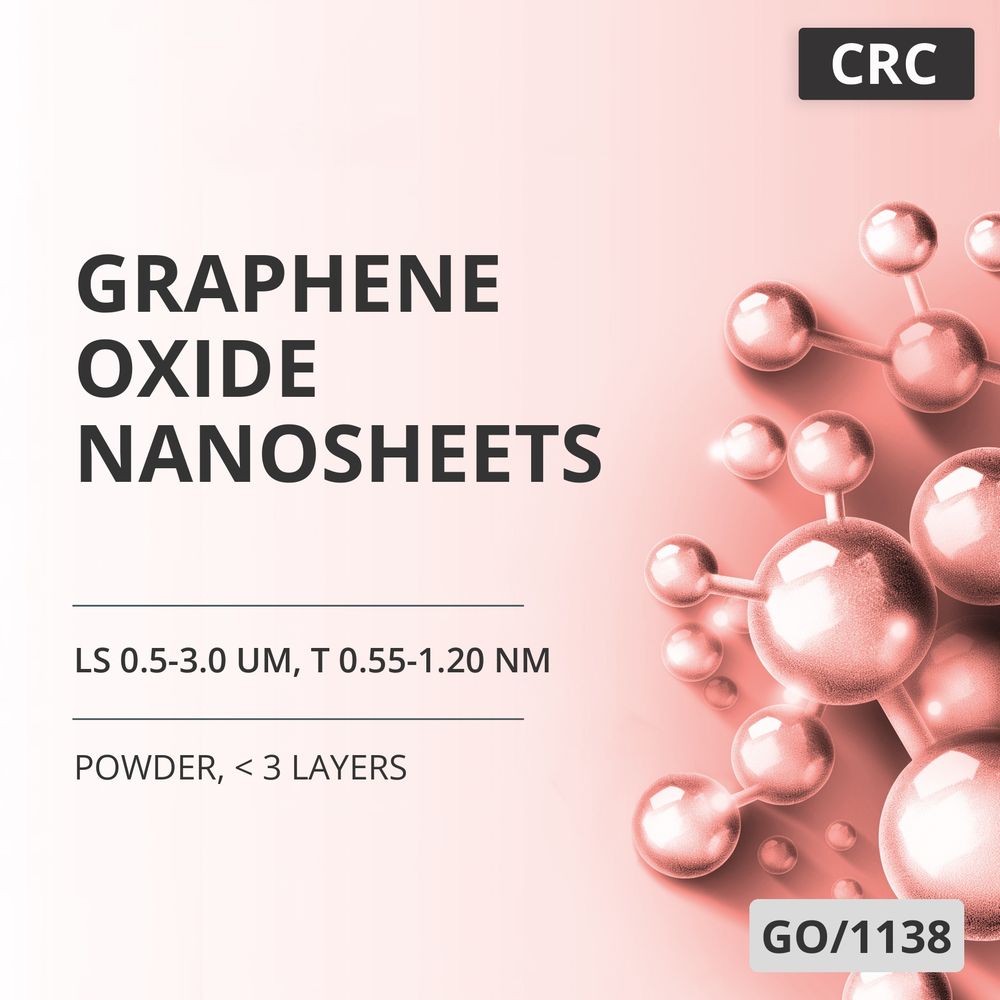 Graphene Oxide Nanosheets, LS 0.5-3.0 um, T 0.55-1.20 nm, 99 wt%, < 3 Layers (GO/1138)