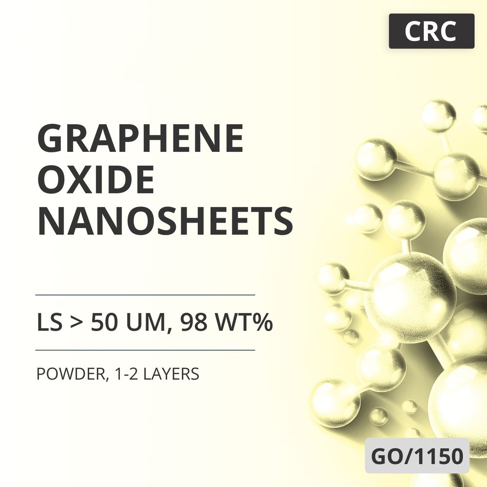 Graphene Oxide Nanosheets, LS > 50 um, 98 wt%, 1-2 Layers (GO/1150)