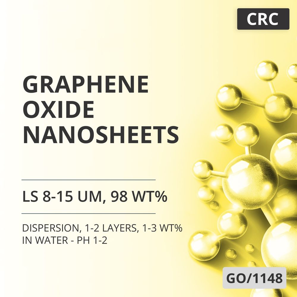 Graphene Oxide Nanosheets, LS 8-15 um, 98 wt%, 1-2 Layers, 1-3 wt% in Water - pH 1-2 (GO/1148)