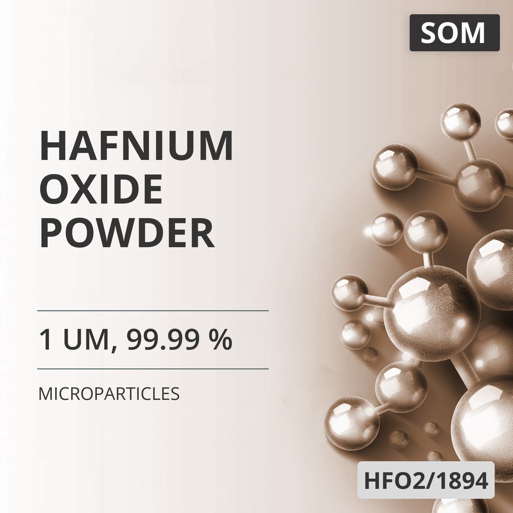 Hafnium Oxide Powder, 1 um, 99.99 % (HFO2/1894)