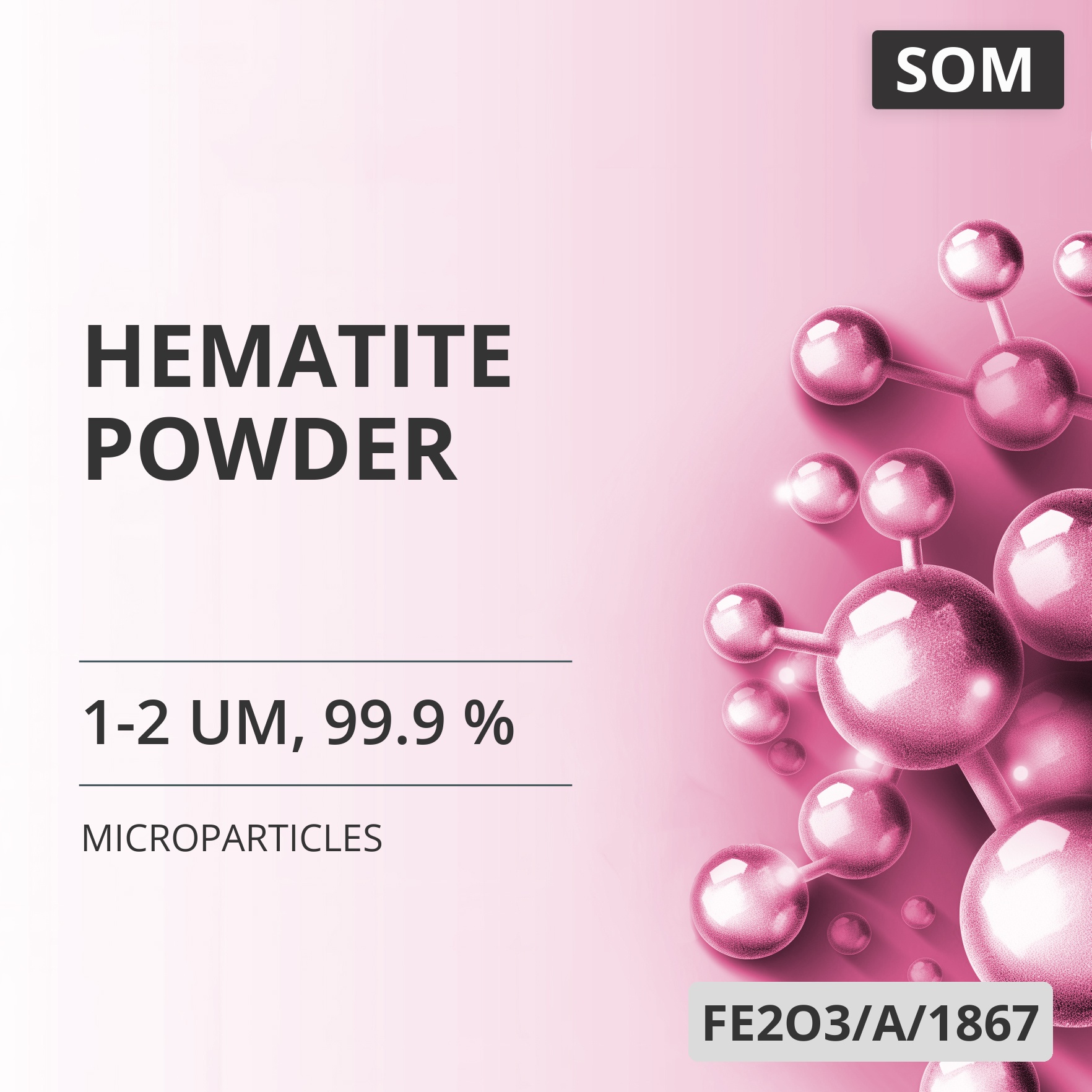Hematite Powder, 1-2 um, 99.9 % (FE2O3/A/1867)