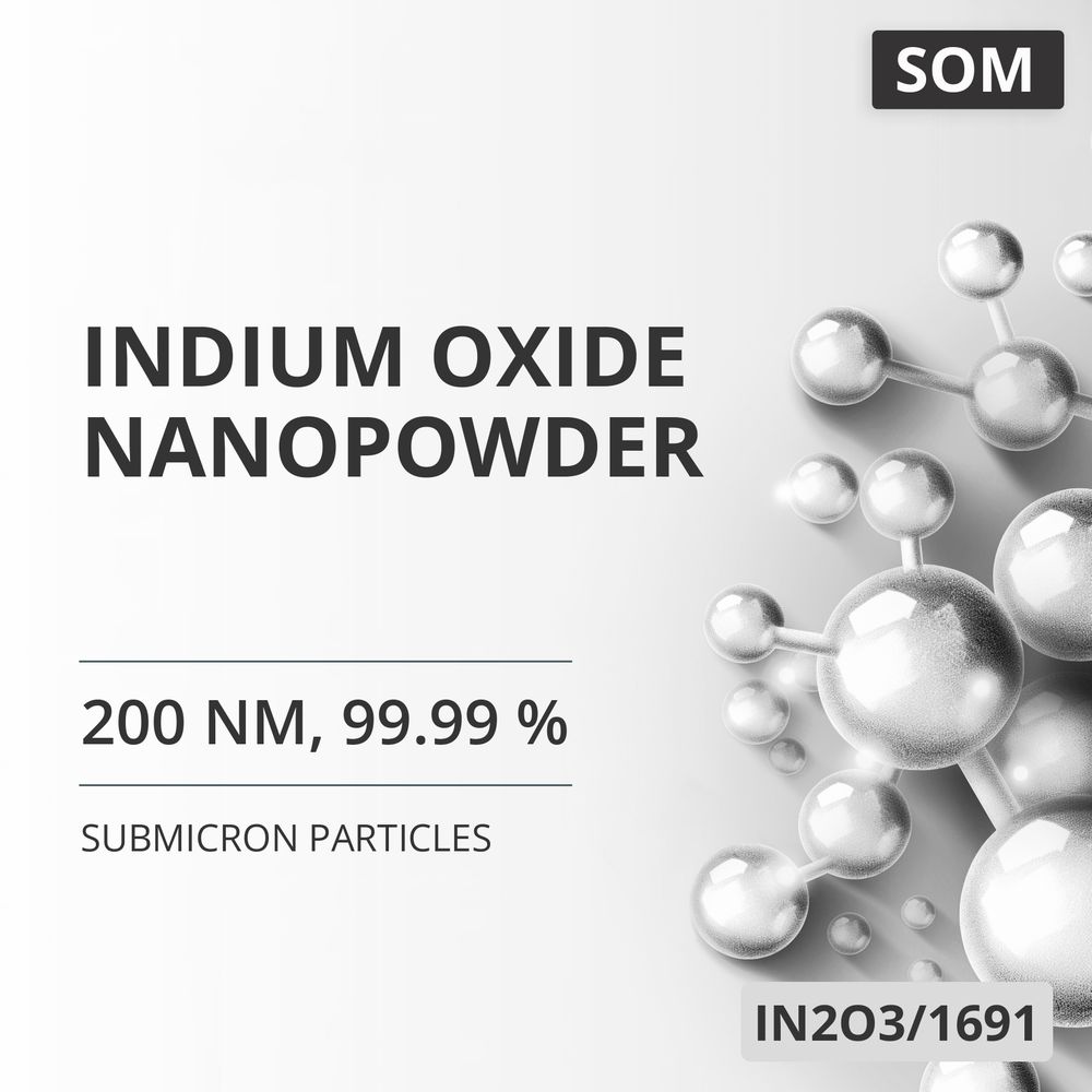 Indium Oxide Nanopowder, 200 nm, 99.99 % (IN2O3/1691)