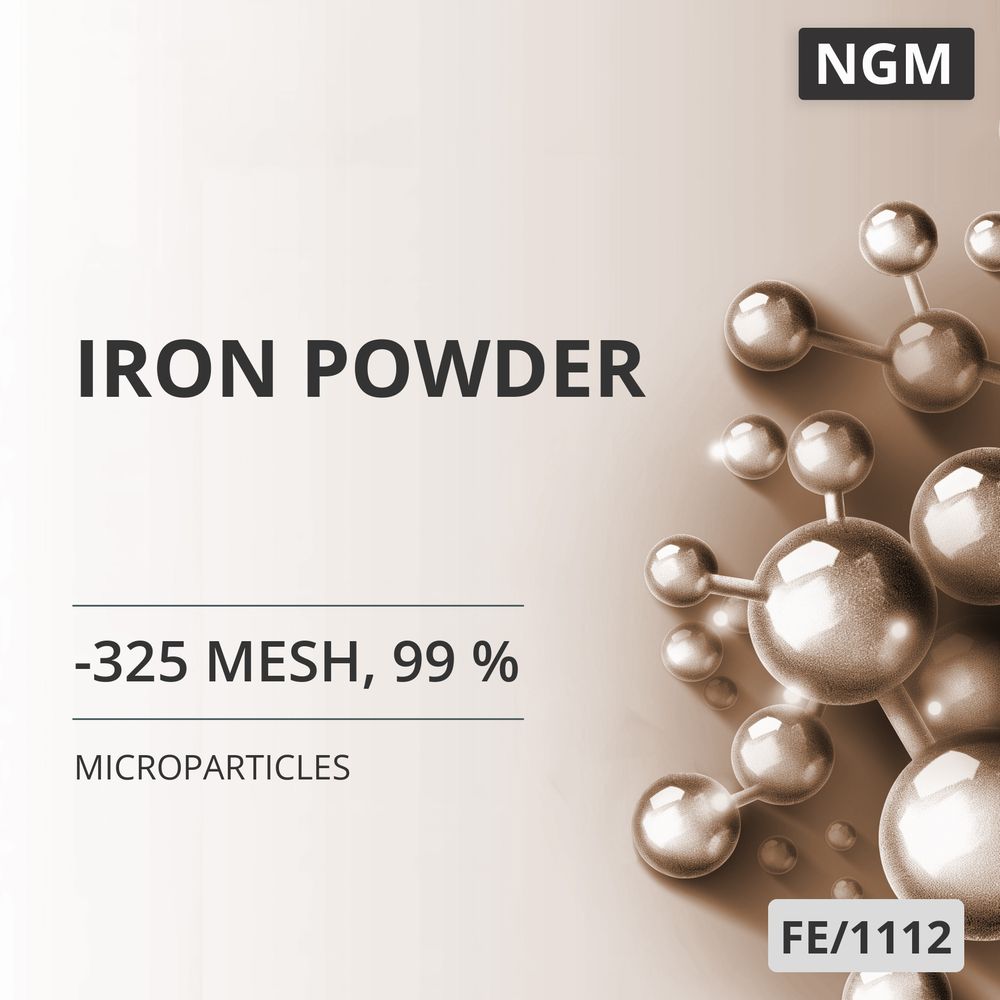 Iron Powder, -325 Mesh, 99 % (FE/1112)