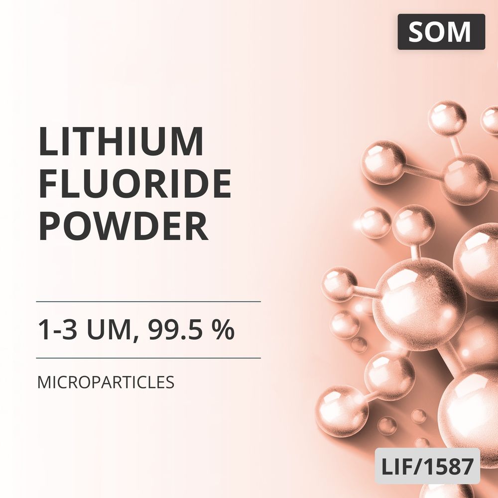 Lithium Fluoride Powder, 1-3 um, 99.5 % (LIF/1587)