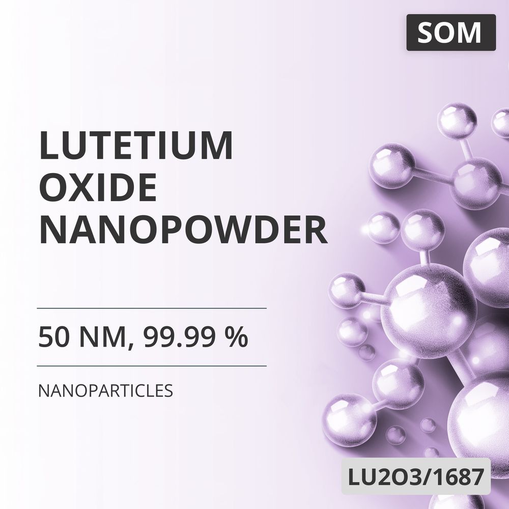 Lutetium Oxide Nanopowder, 50 nm, 99.99 % (LU2O3/1687)