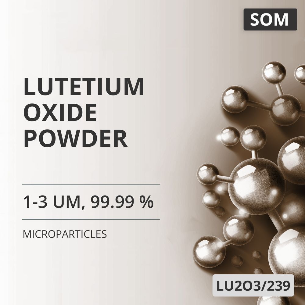 Lutetium Oxide Powder, 1-3 um, 99.99 % (LU2O3/239)