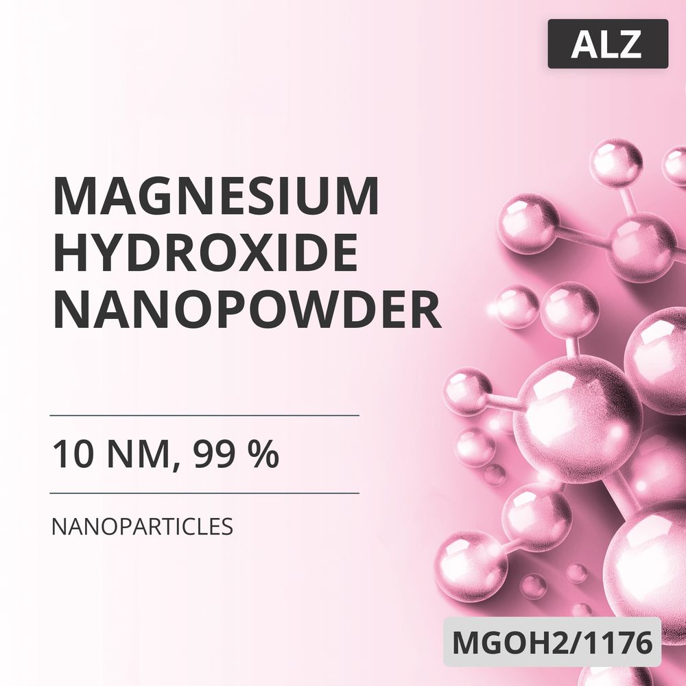 Magnesium Hydroxide Nanopowder, 10 nm, 99 % (MGOH2/1176)