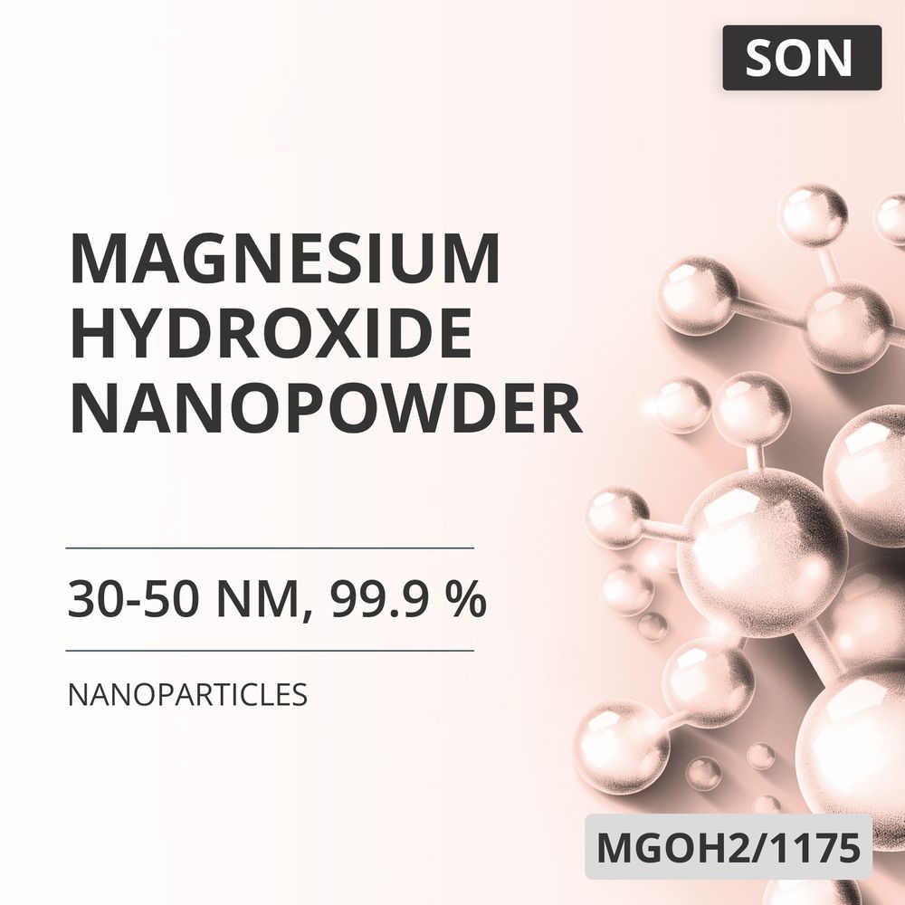 Magnesium Hydroxide Nanopowder, 30-50 nm, 99.9 % (MGOH2/1175)