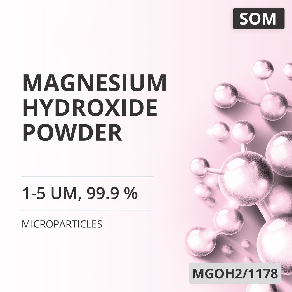Magnesium Hydroxide Powder, 1-5 um, 99.9 % (MGOH2/1178)