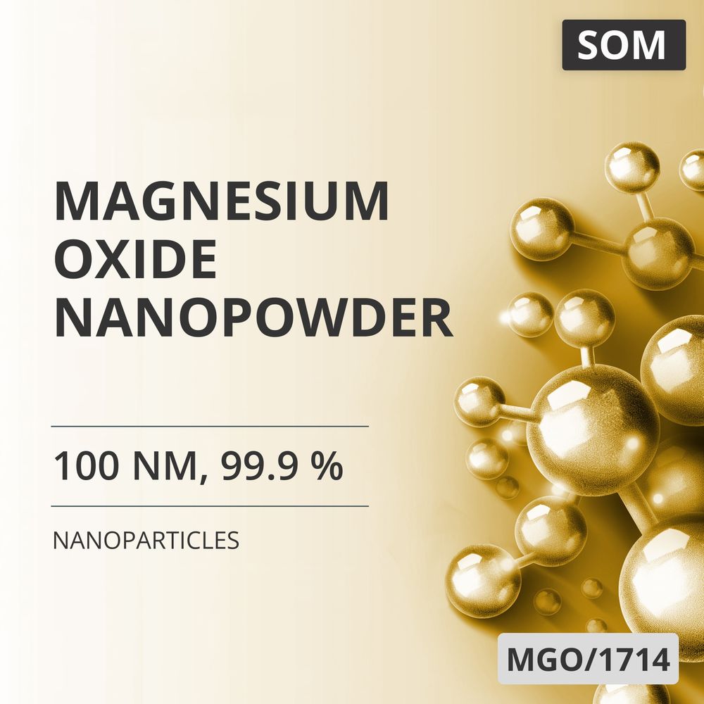 Magnesium Oxide Nanopowder, 100 nm, 99.9 % (MGO/1714)