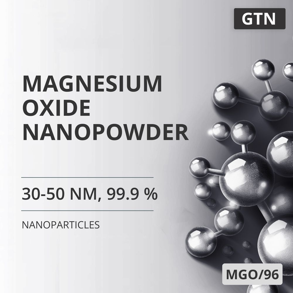 Magnesium Oxide Nanopowder, 30-50 nm, 99.9 % (MGO/96)