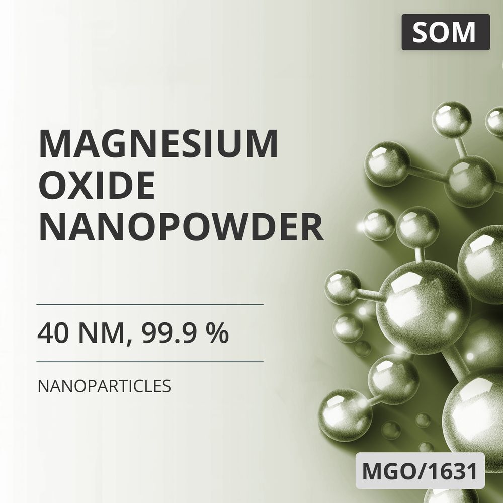 Magnesium Oxide Nanopowder, 40 nm, 99.9 % (MGO/1631)