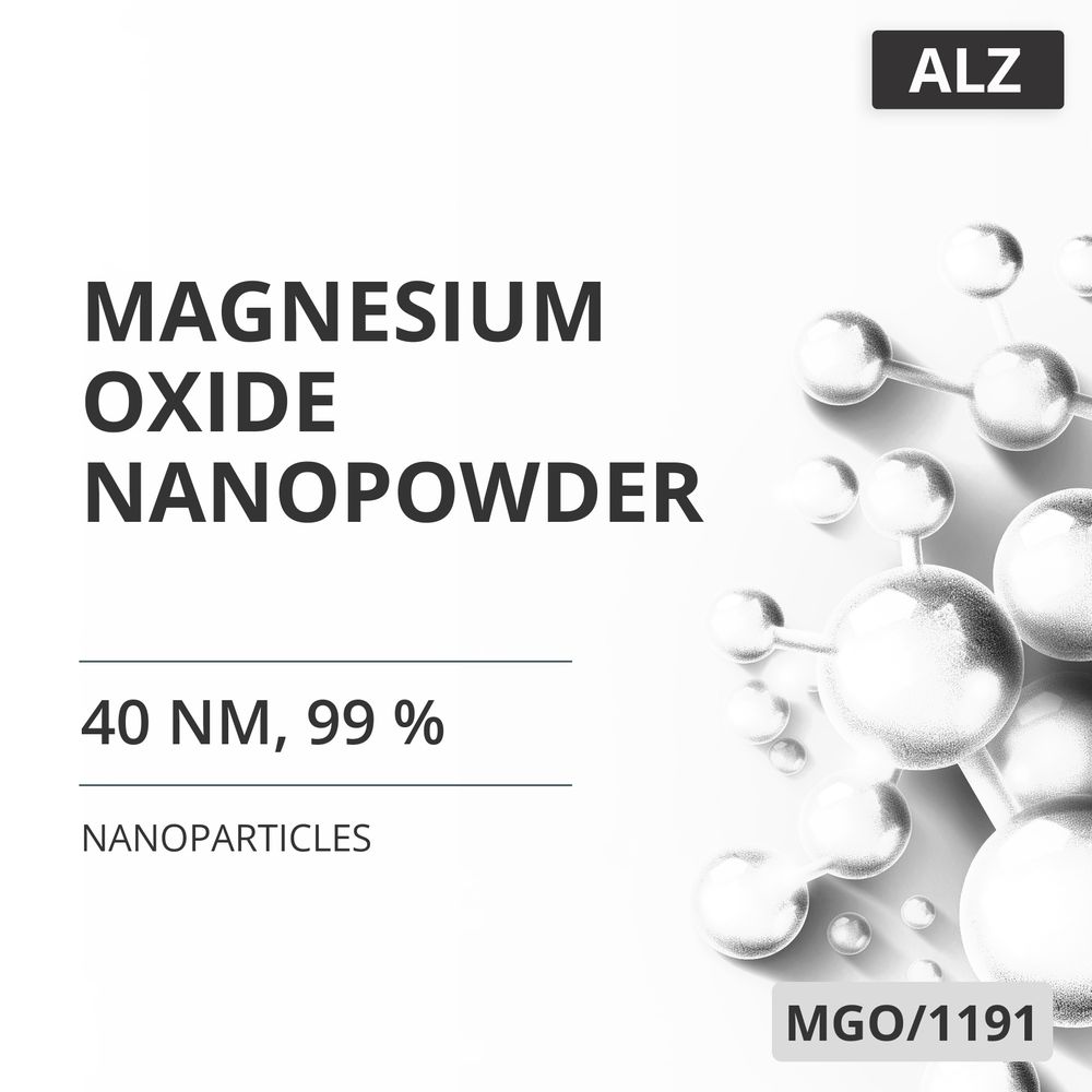 Magnesium Oxide Nanopowder, 40 nm, 99 % (MGO/1191)