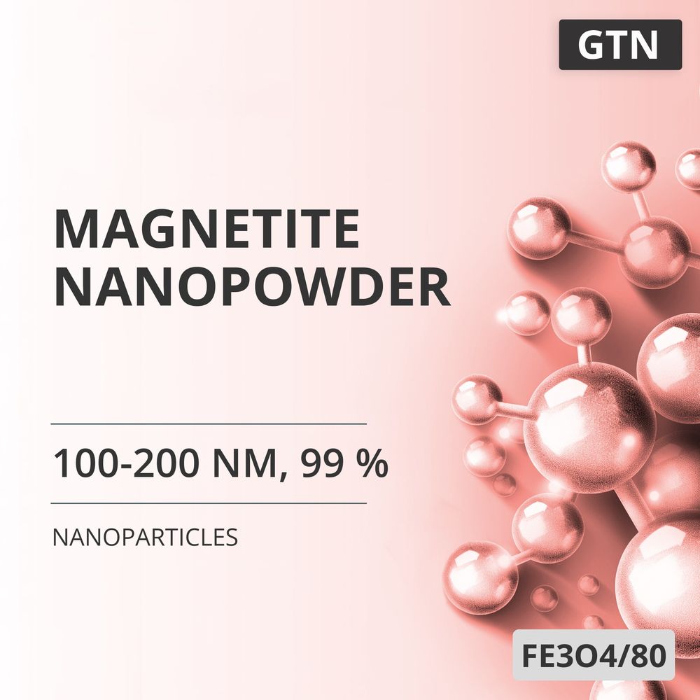 Magnetite Nanopowder, 100-200 nm, 99 % (FE3O4/80)