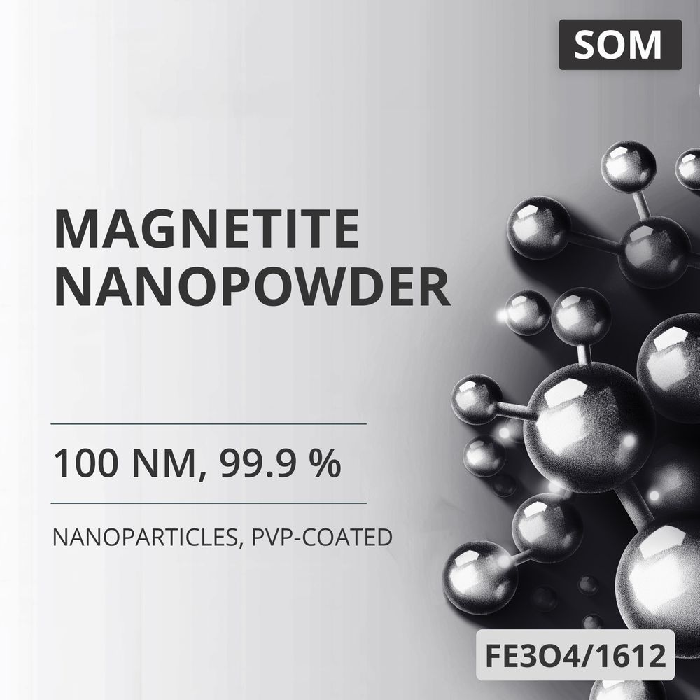 Magnetite Nanopowder, 100 nm, 99.9 %, PVP-Coated (FE3O4/1612)