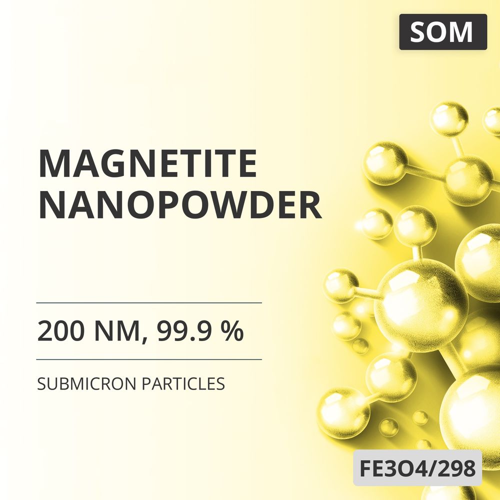 Magnetite Nanopowder, 200 nm, 99.9 % (FE3O4/298)