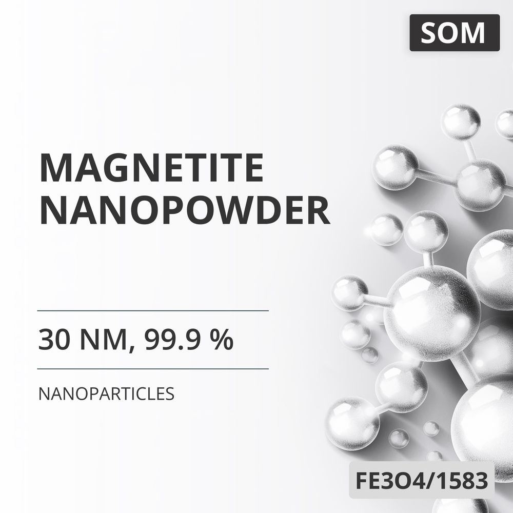 Magnetite Nanopowder, 30 nm, 99.9 % (FE3O4/1583)